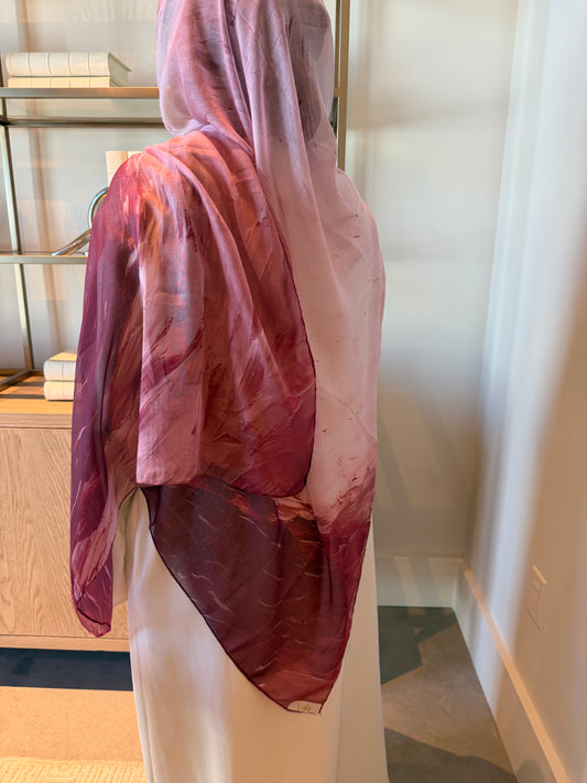Pink Printed Modal